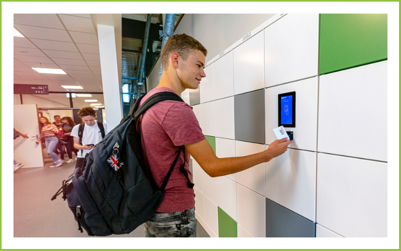 university locker