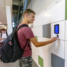 university locker