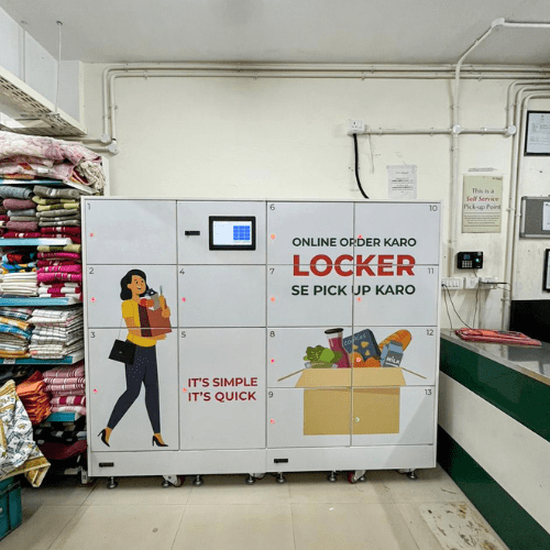 Bopis locker at retail store