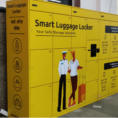 Luggage locker at Chennai station