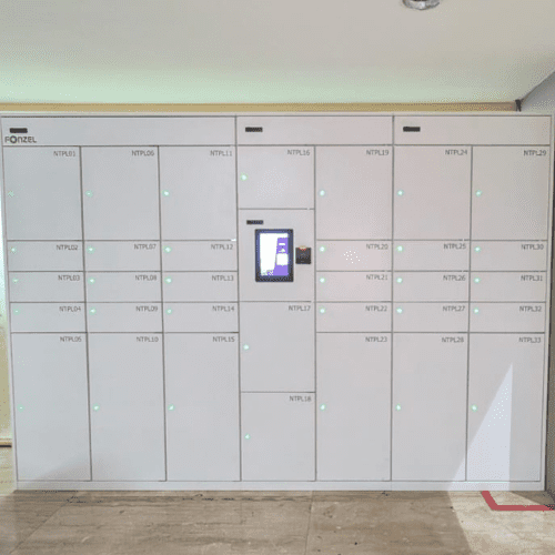 visitor locker at office