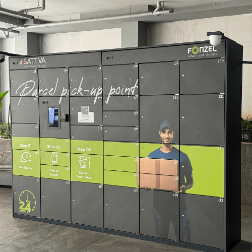 parcel locker at residentials 