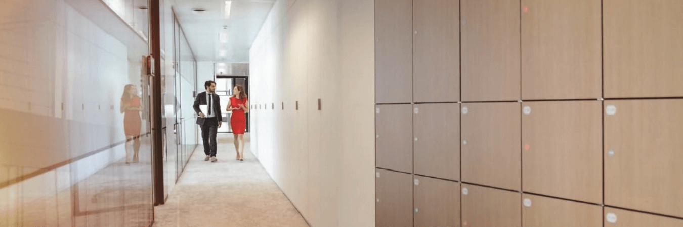 visitor locker at office