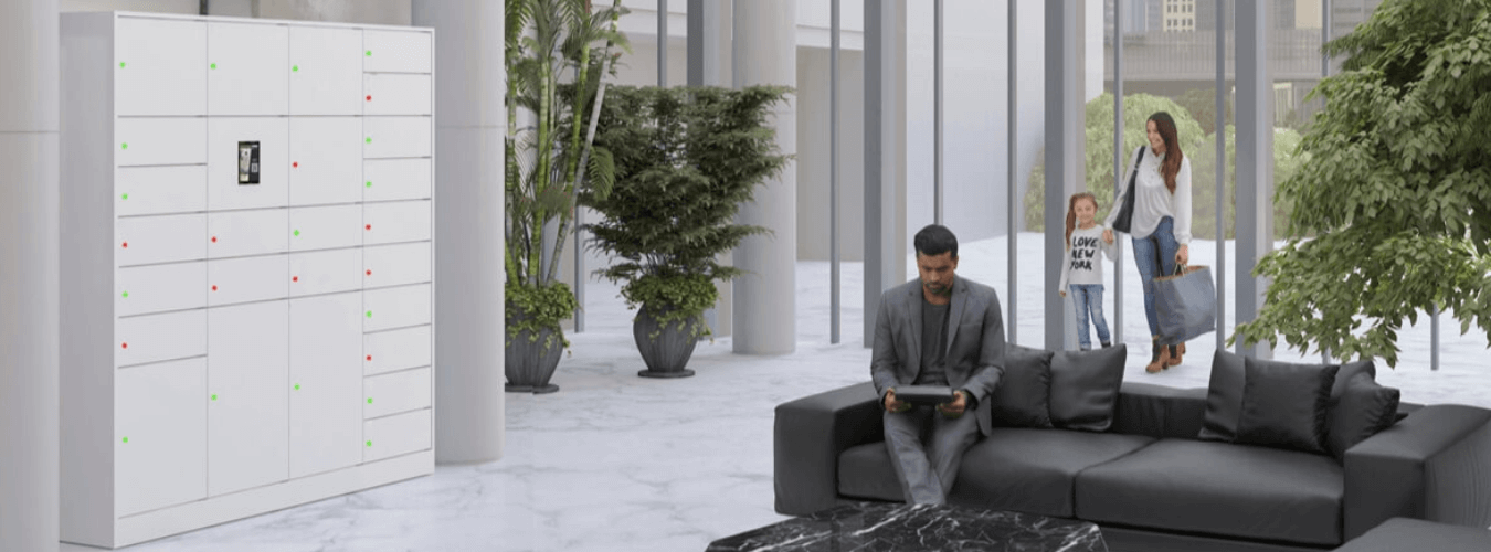 smart locker at public places